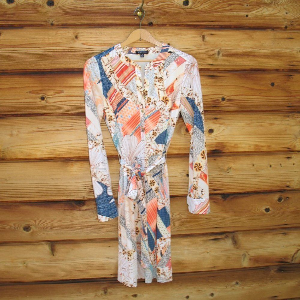 Retro Print Dress
